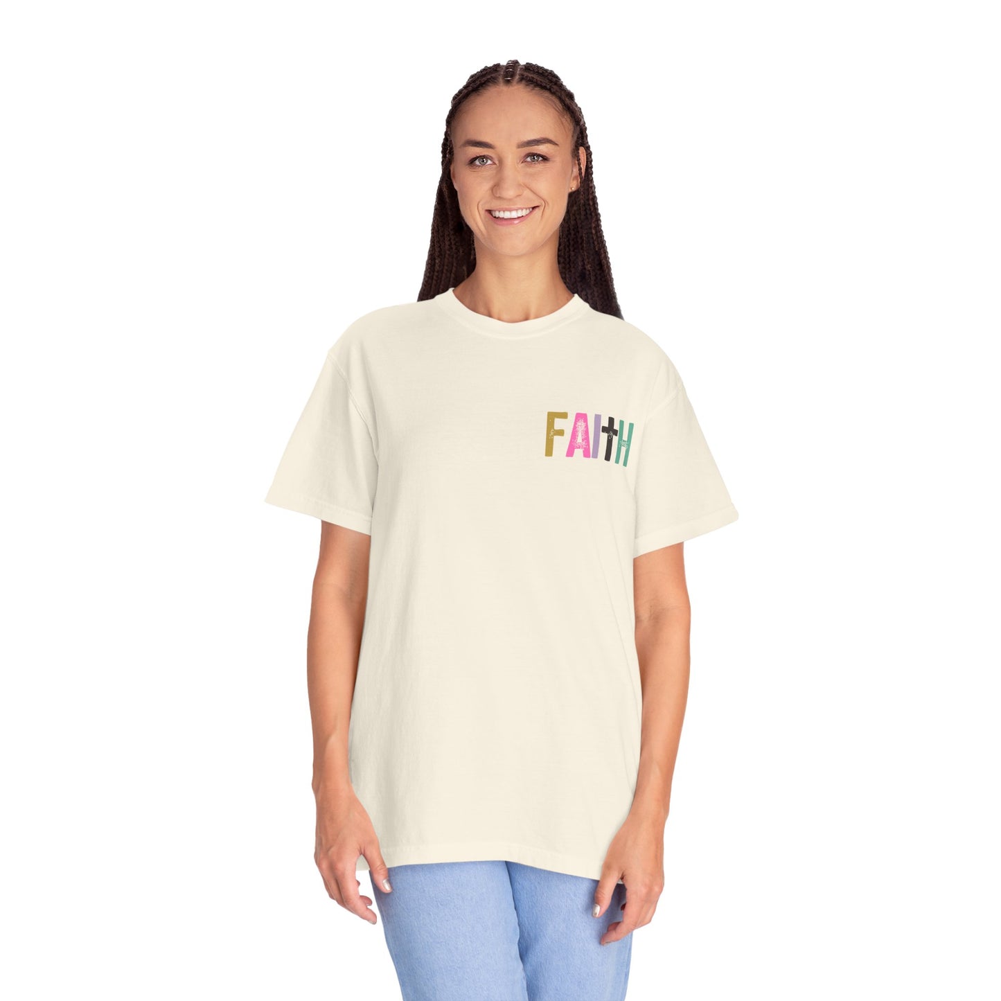 Faith Can Move Mountains - Front & Back Design