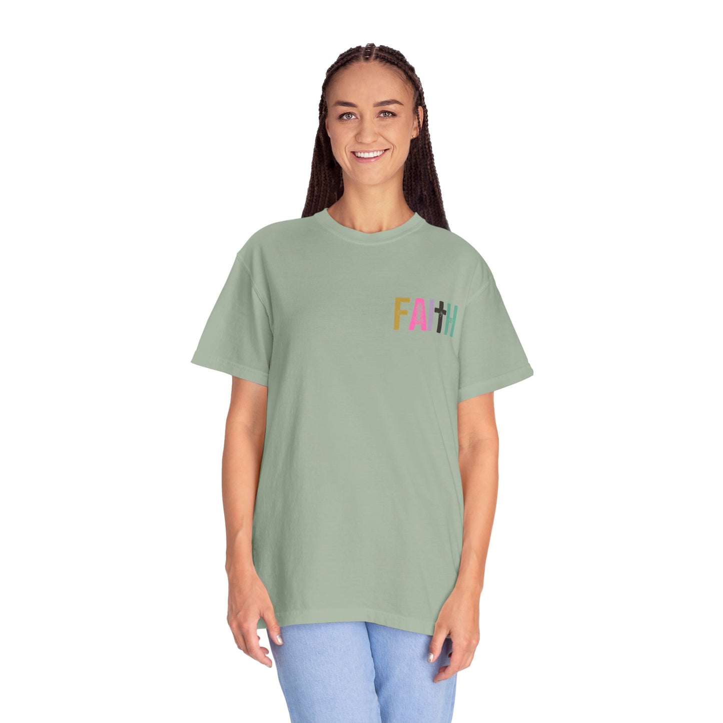 Faith Can Move Mountains - Front & Back Design