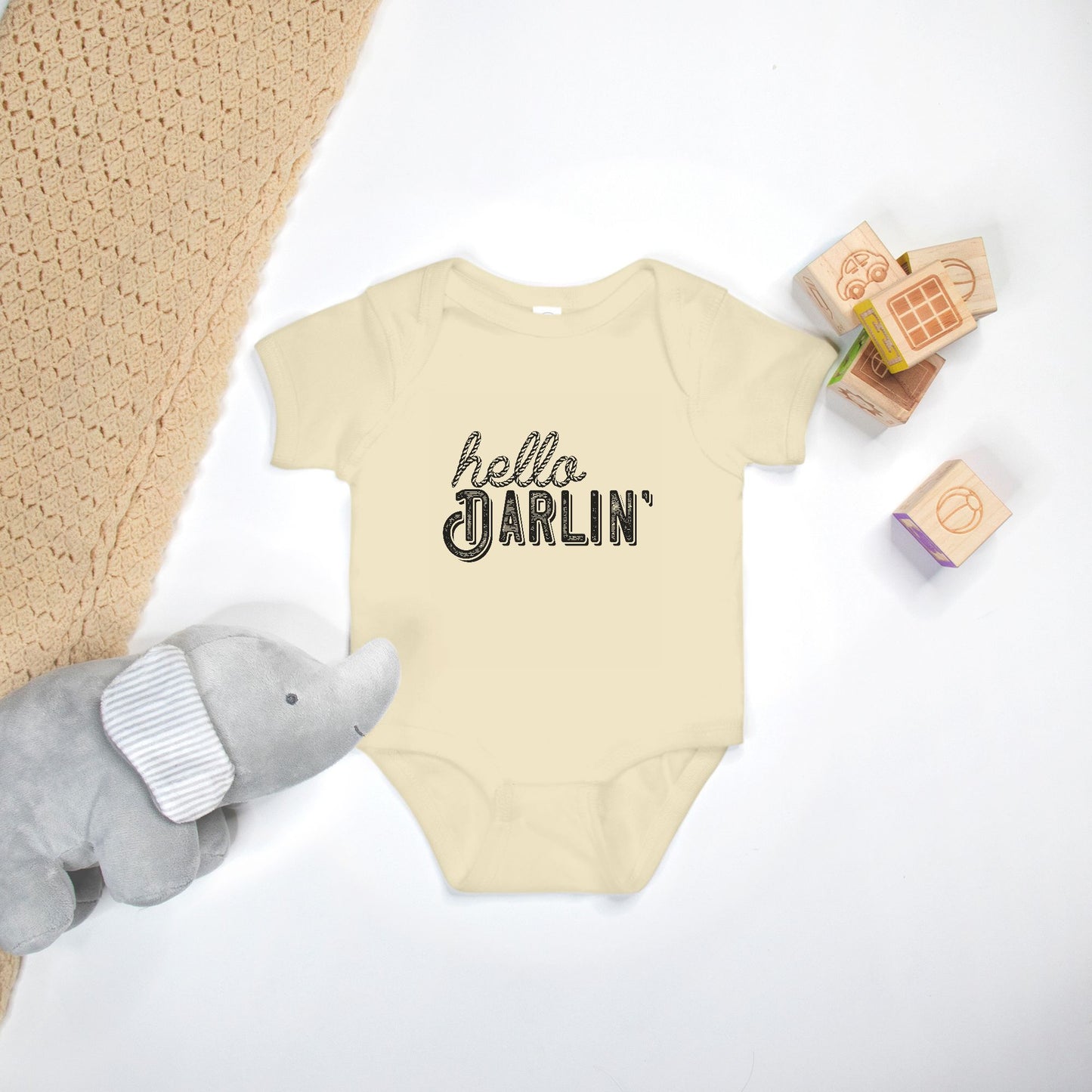 Hello Darlin Baby One-Piece