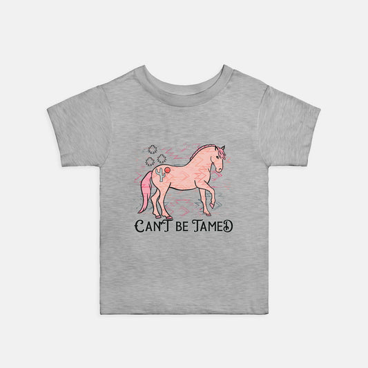 Can't be Tamed Toddler Tee - Pony