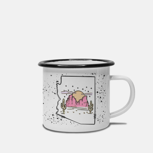 Arizona Sunset Dreamer Camp Mug