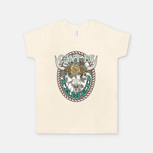 Can't be Tamed Youth Tee - Teal